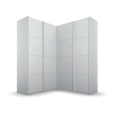 Abbildung von rauch Schwebetürenschrank &quot;Quadra&quot;, Eckschrank inkl. Türendämpfer