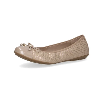 Abbildung von Caprice Klassischer Ballerina, Damen, Größe: 36, Beige comb i Schuhe