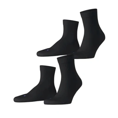 Abbildung von Falke RUN 2 PACK Socken black, Größe: 35 36, Black