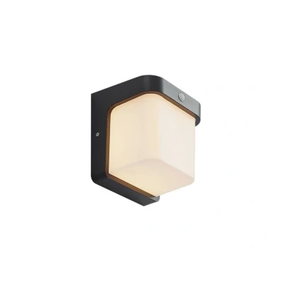 Abbildung von LED Außenwandlampe Adenike mit Sensor