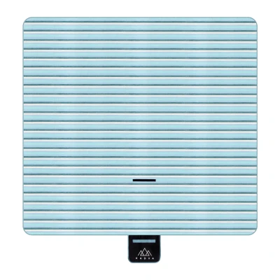 Abbildung von KADVA Picknickdecke Tapiso 200x200 cm 100% Polyester Farbe Blau Weich Strapazierfähig Leicht Großflächig und UV zu tragen reinigen