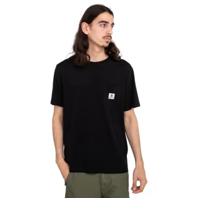 Abbildung von Element Basic Pocket Tshirt basic, Herren, Größe: XS, Flint black