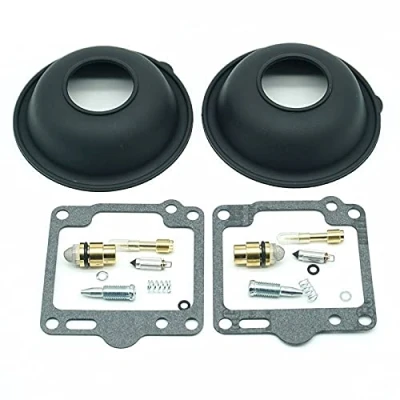 Abbildung von Für Yamaha Virago XV750 XV1100 XV 750 1100 Vergaser Reparatur Kit Vakuummembranen Wiederaufbau Kammerdichtungs Float Ventilteil 2 Sätze