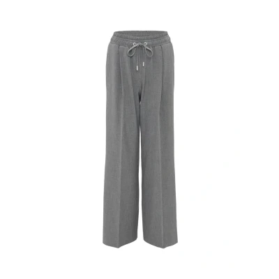 Abbildung von Opus WIDE LEG Mutasi Stoffhose, Damen, Größe: 40, Easy grey
