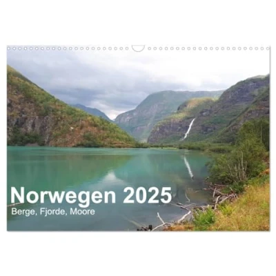 Abbildung von Norwegen 2025 Berge, Fjorde, Moore (Wandkalender DIN A3 quer), CALVENDO Monatskalender