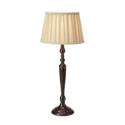 Abbildung von Tischlampe Chocolat, Höhe 60 cm, beige/braun, Metall/Stoff