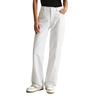Abbildung von Marc O&#039;Polo Denim Trousers HIGH Waist WIDE LEG Jeans Relaxed Fit, Damen, Größe: 25x32, White