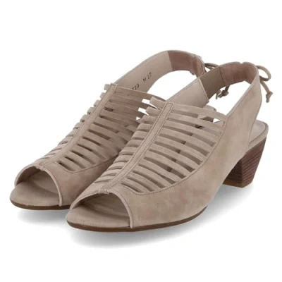 Abbildung von Paul Green Riemensandalette, Damen, Größe: 39, Samtziege champagne Schuhe