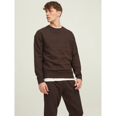 Abbildung von Jack &amp; Jones Estar Basic CREW NECK Sweatshirt, Herren, Größe: XS, Mulch