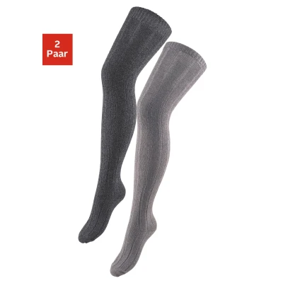 Abbildung von Lavana Overknees, (Packung, 2 Paar), in Melangequalität