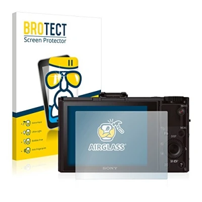 Abbildung von BROTECT Schutzglas für Sony Cyber Shot DSC RX100 II Schutzfolie Panzer Folie Glas [Extrem Kratzfest 9H, Anti Fingerprint, Ultra Transparent]
