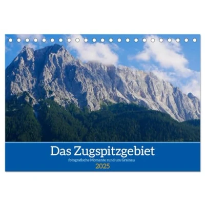 Abbildung von Das Zugspitzegebiet (Tischkalender 2025 DIN A5 quer), CALVENDO Monatskalender
