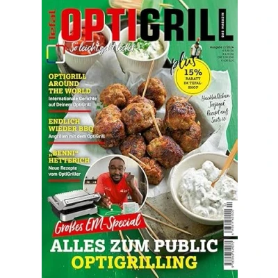 Abbildung von Tefal OptiGrill Magazin: So leicht geht lecker Großes EM Special: Das Original von mit Rezepten Nelson Müller und &quot;Benni&quot; Hetterich, dem OptiGriller
