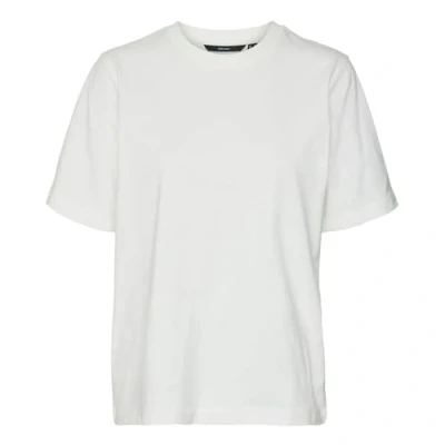 Abbildung von Vero Moda Vmdemi Oneck Tshirt basic, Damen, Größe: Small, Snow white
