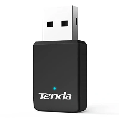 Abbildung von Tenda U9 WLAN Stick AC650 Dualband USB Adapter(5GHz: 433Mbit/s+2,4GHz:200 Mbit/s), LED, USB2.0, unterstützt Windows XP/7/8/8.1/10/11