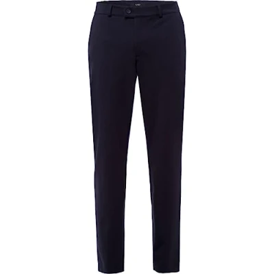 Abbildung von Eurex by Brax Herren Thilo Jersey Chino Hose, Blau, 34W / 30L