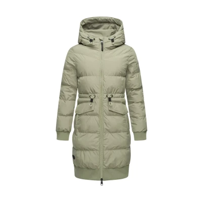Abbildung von Ragwear Stepp Briosh Wintermantel, Damen, Größe: XS, Dusty olive