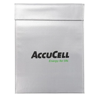 Abbildung von Lipo SAFE Schutzbeutel groß, Lipos sicher aufbewahren! 30x23cm Silber 150Gramm, Guard