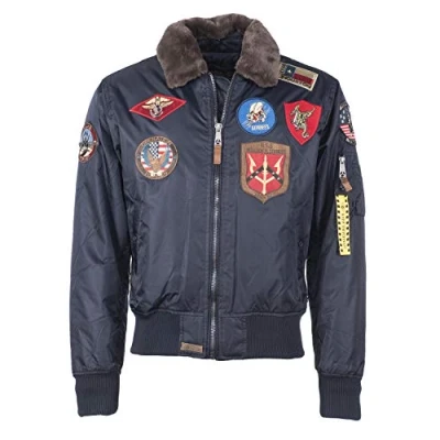 Abbildung von Top Gun Herren Bomberjacke Tg20192047 Navy,M