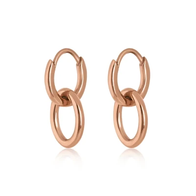 Abbildung von Akitsune Unity Ohrringe, Damen, Größe: One Size, Rose gold coloured