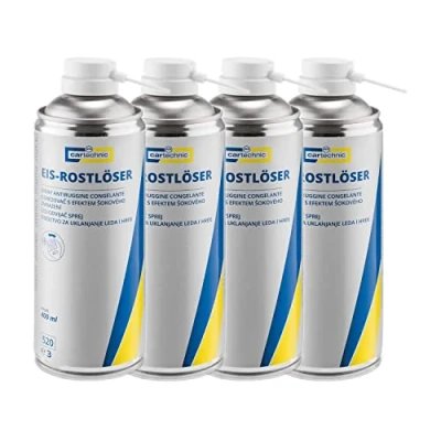 Abbildung von CARTECHNIC 4X EIS Rostlöser Eisspray Rostumwandler Super Crack Kriechöl 400ml