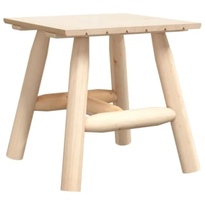 Abbildung von vidaXL Beistelltisch, Tisch mit viel Platz, Gartentisch Holzrahmen, Couchtisch Terrassentisch Gartenmöbel Outdoor Tisch, Massivholz Fichte