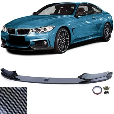 Abbildung von Front Spoiler Lippe Performance Carbon Look passend für BMW 4er F32 F33 F36