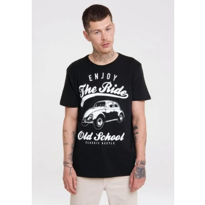 Abbildung von Logoshirt Print Tshirt Volkswagen print, Herren, Größe: Small, Schwarz