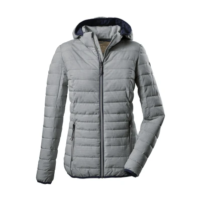 Abbildung von G.I.G.A. DX Damen Casual Funktionsjacke in Daunenoptik mit abzippbarer Kapuze Uyaka Stripe, dunkelnavy, 48, 34313 000