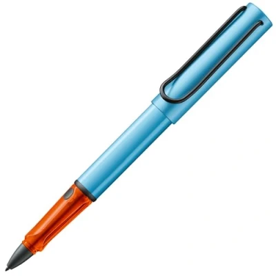 Abbildung von LAMY AL Star EMR Denim (PC/EL Spitze) Stylus Pen Touchscreen Stift für viele Android Geräte mit ergonomischem Griff präzises Schreiben &amp; Zeichnen auf digitalen Medien Funktionstaste