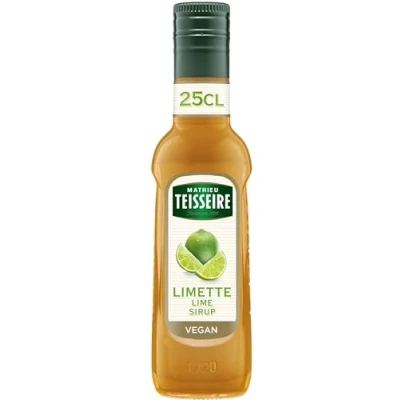 Abbildung von Mathieu Teisseire Limette Sirup, für Getränke, Erfrischungsgetränke, Cocktails, Kaffee und Desserts, Flasche 25 cl