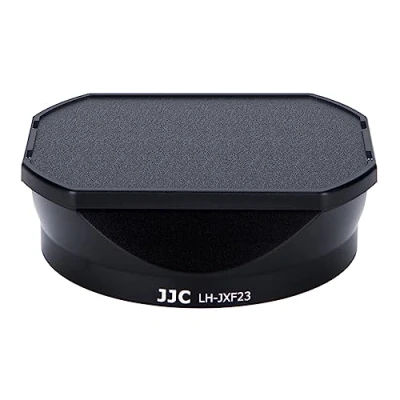 Abbildung von JJC LH JXF23 Black Gegenlichtblende für Fujifilm Fujinon XF 23mm f1.4 R, 56mm F1.2 R APD Objektiv/Kit mit Slide Design Kapuze Gap Ersetzt XF23
