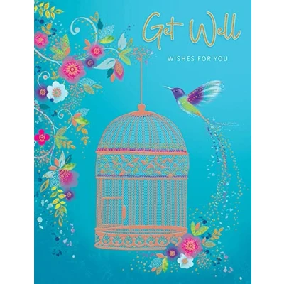 Abbildung von Piccadilly Greetings Moderne Karte Gute Besserung, 20,3 x 15,2 cm, A11720