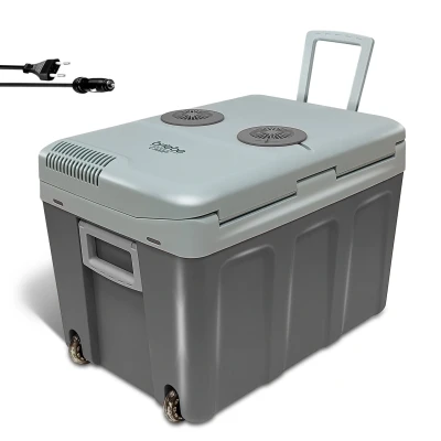Abbildung von Elektrische Tragbare Kühlbox 40L für Camping und Auto 12V/220V Camper briebe