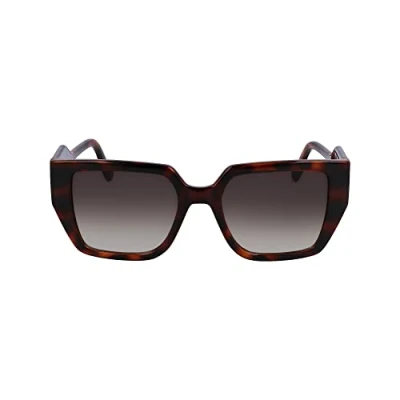 Abbildung von KARL Lagerfeld Sonnenbrille, Damen, Größe: 52, Tortoise