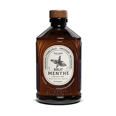 Abbildung von Bacanha Bio Minz Sirup Erfrischender Genuss aus Frankreich, ideal für Cocktails und Sommerdrinks!