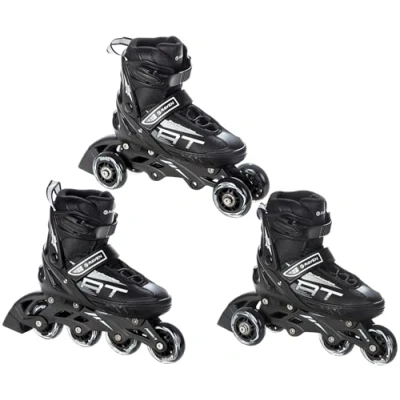 Abbildung von Verstellbare Rollschuhe 3in1 Profession Schwarz