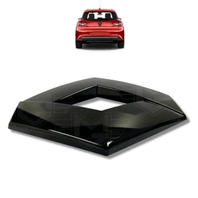 Abbildung von Heckklappe, schwarz, Diamant Emblem, Ersatz für Clio MK4/Megane MK3 908890837R