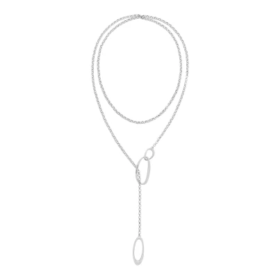 Abbildung von Calvin Klein SS Statement Halskette, Damen, Größe: One Size, Silver coloured
