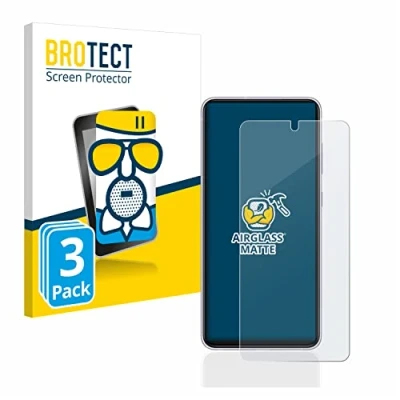 Abbildung von BROTECT Entspiegelungs Schutzglas für Samsung Galaxy S21 FE 5G (3 Stück) Schutz Folie Panzerfolie Glas Matt [Extrem Kratzfest 9H, Anti Reflex]
