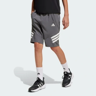 Abbildung von adidas Sportswear kurze Sporthose für Kinder, Größe: 176, Grey five white