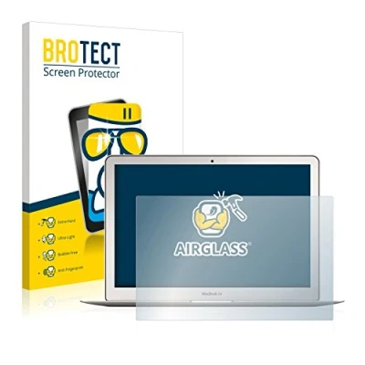 Abbildung von BROTECT Schutzglas für Apple MacBook Air 13&quot; (Anfang 2015) Schutzfolie Panzer Folie Glas [Extrem Kratzfest 9H, Anti Fingerprint