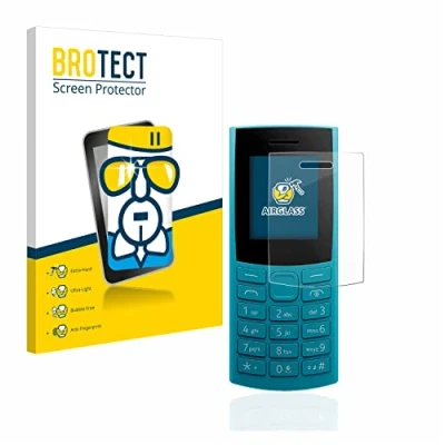 Abbildung von BROTECT Schutzglas für Nokia 105 4G (2023) Schutzfolie Panzer Folie Glas [Extrem Kratzfest 9H, Anti Fingerprint, Ultra Transparent]