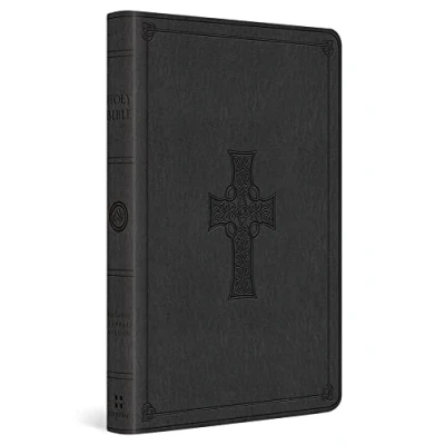 Abbildung von ESV Value Thinline Bible: English Standard Version Charcoal, Trutone, Celtic Cross Design,