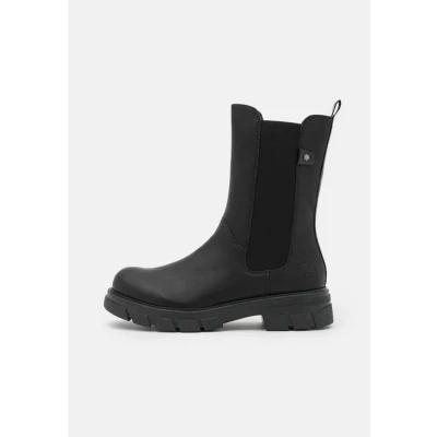 Abbildung von Rieker Damen Klassische Stiefeletten Z9180, Frauen Stiefeletten,uebergangsschuhe,uebergangsstiefel,reißverschluss,Women&#039;s,schwarz (02),40 EU / 6.5 UK