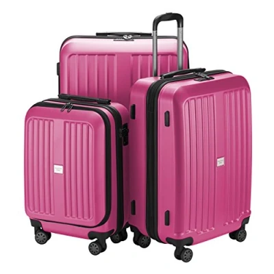 Abbildung von Hauptstadtkoffer x Berg Koffer Set Trolley Hartschale, TSA, 55 65 75 cm, 257 Liter, Magenta matt