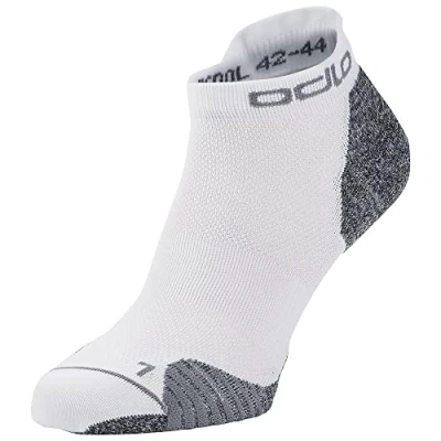 Abbildung von Odlo Unisex kurze Laufsocken 3 Pack CERAMICOOL RUN, white, 39 41