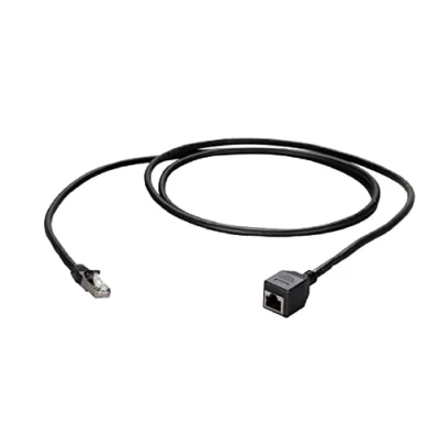 Abbildung von EFB RJ45 Patchkabelverlängerung Cat.6A, S/FTP, AWG26, schwarz 2 Meter