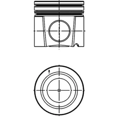 Abbildung von KOLBENSCHMIDT 40310960 Reparatursatz, Kolben / Zylinderlaufbuchse