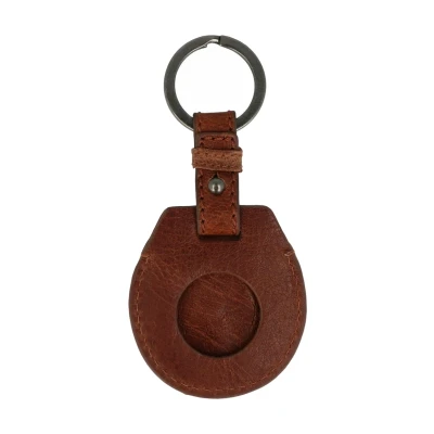 Abbildung von camel active Field Herren Schlüsselanhänger RFID Leder Klein Cognac Braun